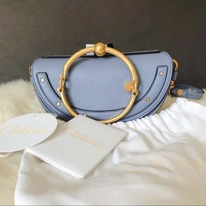 Chloe half moon Nile - washed blue